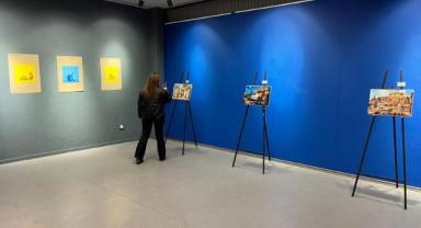 Kayseri’de Yeşilay Haftası Sanat Sergisi Büyük İlgi Gördü