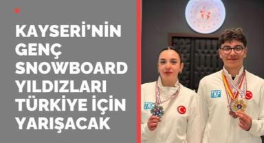 Kayseri’den İki Genç Sporcu Snowboard’da Türkiye’yi Temsil Edecek