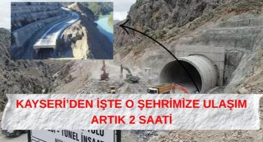 Kayseri’den O Şehre Yol Artık 2 Saate Düşüyor