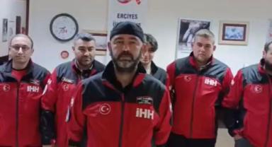 Kayseri İHH Arama Kurtarma Ekibi Örnek Kan Bağışı Yaptı