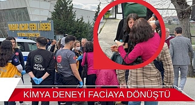 Lisede Kimya Deneyi Patladı Kargaşa Yaşandı