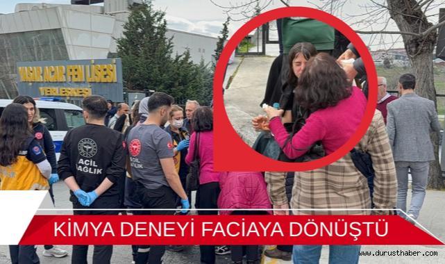 Lisede Kimya Deneyi Patladı Kargaşa Yaşandı