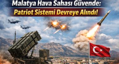 Malatya Hava Sahası Güvende: Patriot Sistemi Devreye Alındı!