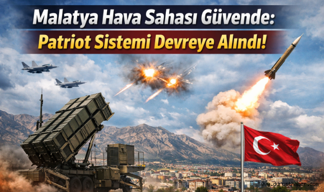 Malatya Hava Sahası Güvende: Patriot Sistemi Devreye Alındı!