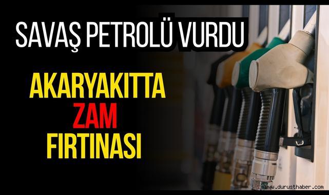 Savaş Petrolü Vurdu: Akaryakıtta Zam Fırtınası