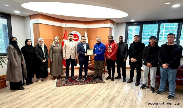 TDV Öğrencilerinden İl Müftüsü Ayvaz’a Gönül Köprüsü Ziyareti