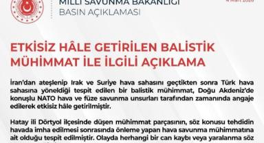Türk Hava Sahasında Kritik Müdahale: MSB Detayları Açıkladı