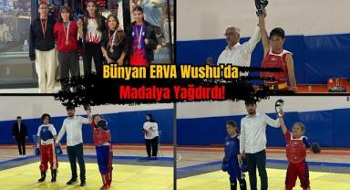 Bünyan ERVA Wushu’da Madalya Yağdırdı!