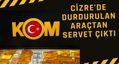 Cizre'de Durdurulan Araçtan Servet Çıktı