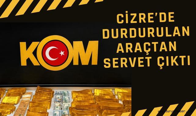 Cizre'de Durdurulan Araçtan Servet Çıktı