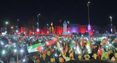 Cumhuriyet Meydanı'nda Filistin Dayanışması