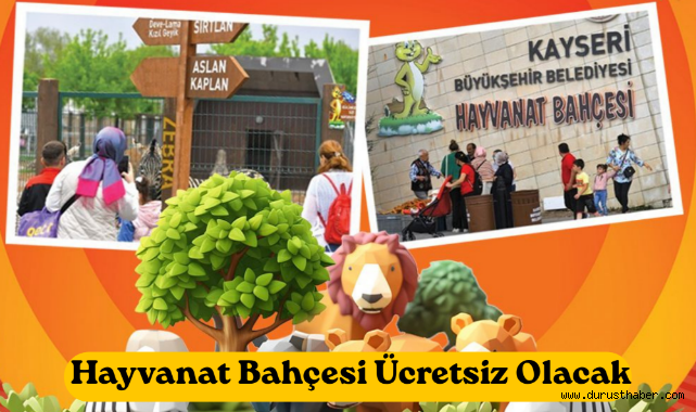 Hayvanat Bahçesi Ücretsiz Olacak