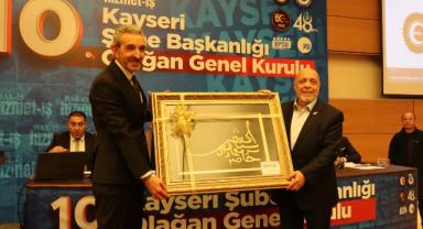 Hizmet İş Sendikası Kayseri Şubesinde Yavuz Navruz Güven Tazeledi