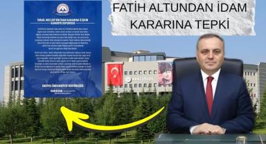 İsrail Meclisi’nin İdam Kararına ERÜ’den Tepki