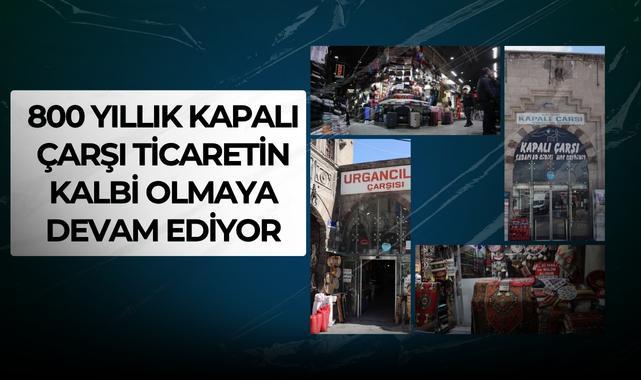 Kapalı Çarşı Hem Tarih Hem Ticaretle Öne Çıkıyor
