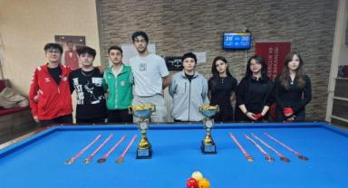 Kayseri’de Bilardo Gençler İl Birinciliği Tamamlandı