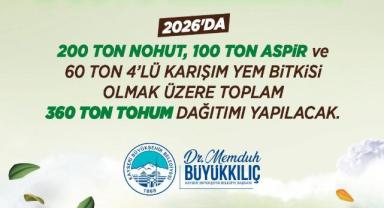 Kayseri’de Çiftçilere 360 Ton Tohum Desteği