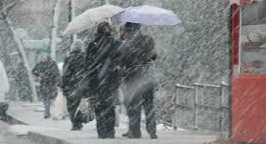 Kayseri'de Hafta Sonu Karla Karışık Yağmur Bekleniyor