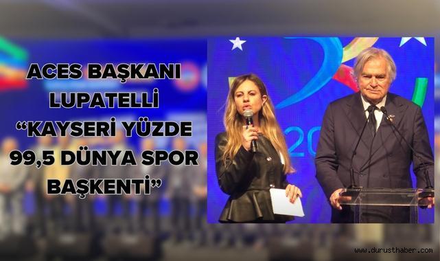 Kayseri'ye Dünya Spor Başkenti İçin Güçlü Mesaj