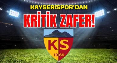 Kayserispor’dan Kritik Zafer!