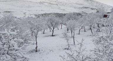 Kırsalda Kış Geri Geldi: İki İlçede Kar Manzarası