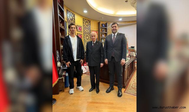 MHP Kayseri Milletvekili Baki Ersoy, Oğlu İle MHP Lideri Devlet Bahçeli İle Görüştü