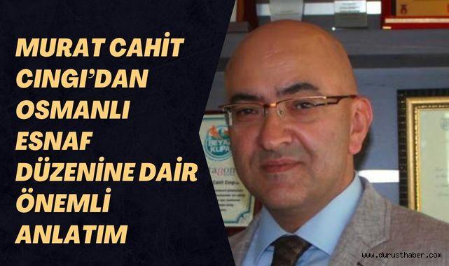 Murat Cahid Cıngı'dan Kayseri'de Asırlık Denetim: Ahilik Ve Ceza Vitrini