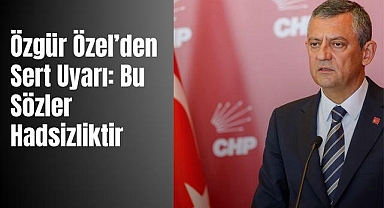 Özgür Özel'den İsrailli Bakanlara Sert Yanıt