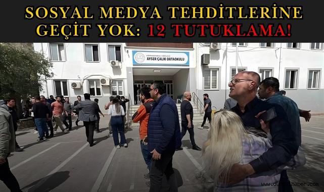 Sosyal Medya Tehditlerine Geçit Yok: 12 Tutuklama!
