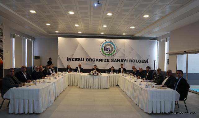 Vali Çiçek İncesu OSB'de Yatırımlar Ve Projeleri İnceledi