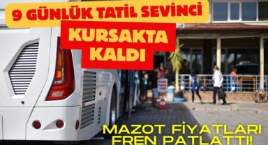 9 Günlük Tatil Sevinci Kursakta Kaldı: Mazot Fiyatları Fren Patlattı!