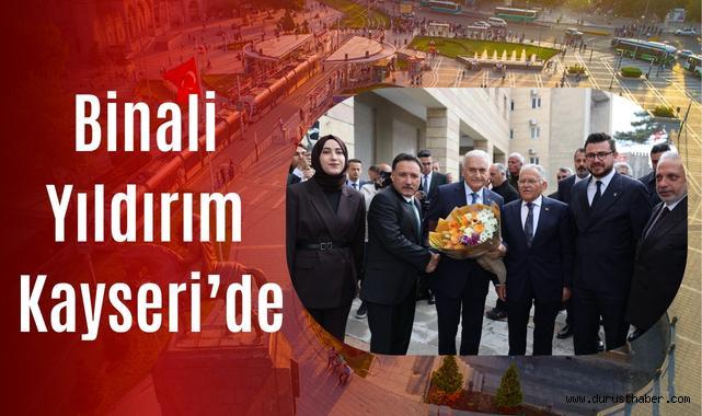 Binali Yıldırım Kayseri’de Yoğun Programla Karşılandı