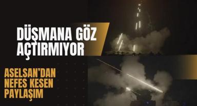 Düşmana Göz Açtırmıyor: Aselsan’dan Nefes Kesen Paylaşım