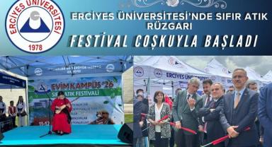 Erciyes Üniversitesi’nde Sıfır Atık Rüzgarı: Festival Coşkuyla Başladı