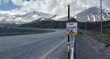 Erciyes Yolunda Hararete Karşı Su Önlemi