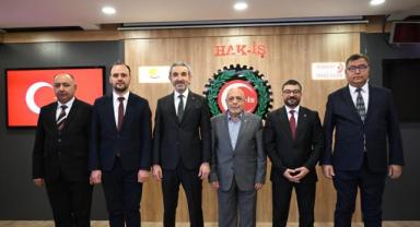 Kayseri Heyeti HAK-İŞ Genel Merkezinde Görüşme Gerçekleştirdi