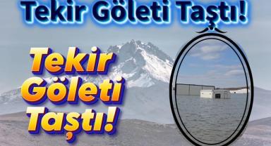 Tekir Göleti Taştı! Karavanlar Sulara Gömüldü!