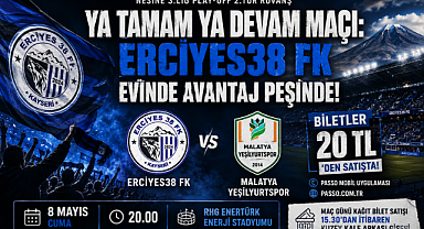 Ya Tamam Ya Devam Maçı: Erciyes38 FK Evinde Avantaj Peşinde!
