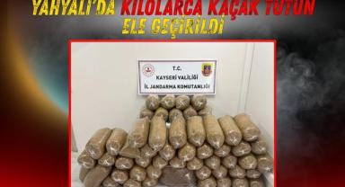 Yahyalı'da Kilolarca Kaçak Tütün Ele Geçirildi