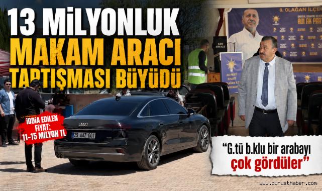 13 Milyonluk Makam Aracı Tartışması Büyüdü
