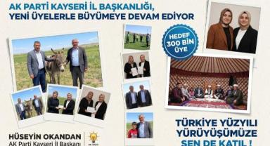 AK Parti Kayseri’de Üye Çalışmaları Hız Kesmeden Sürüyor