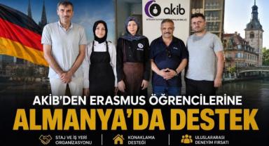 AKİB Erasmus Öğrencilerini Almanya'da Yalnız Bırakmadı