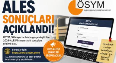 ALES Sonuçları Açıklandı!