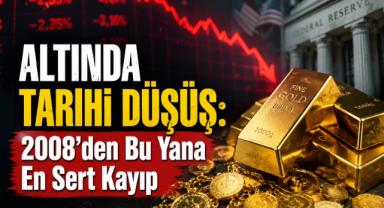 Altında Tarihi Düşüş: 2008’den Bu Yana En Sert Kayıp