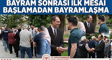 Bayram Sonrası İlk Mesai Başlamadan Bayramlaşma