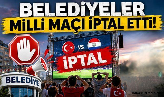 Belediyeler Milli Maçı İptal Etti!