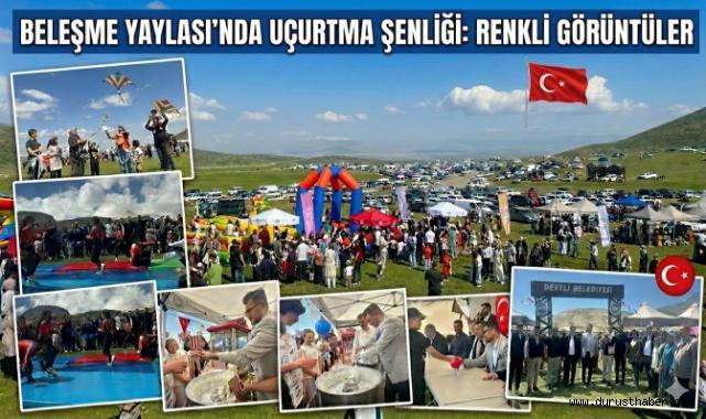 Beleşme Yaylası’nda Uçurtma Şenliği Renkli Görüntüler