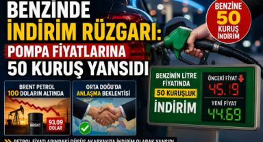 Benzinde İndirim Rüzgarı
