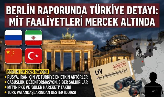 Berlin Raporunda Türkiye Detayı: MİT Faaliyetleri Mercek Altında