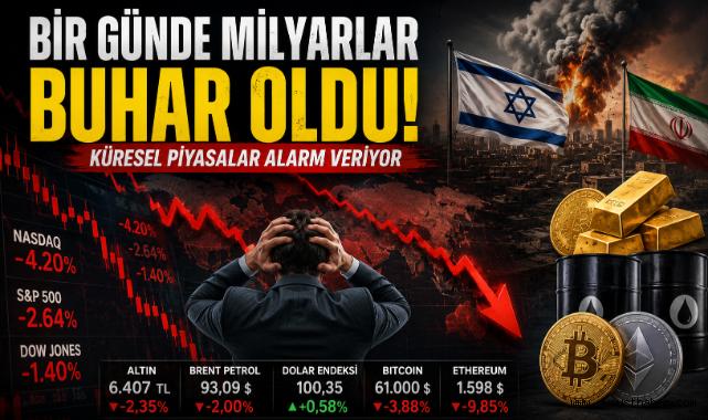 Bir Günde Milyarlar Buhar Oldu! Küresel Piyasalar Alarm Veriyor